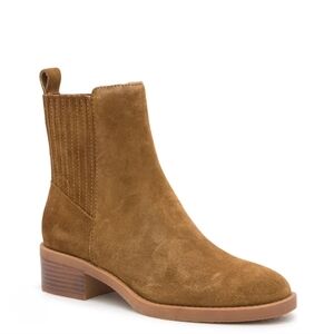 Dolce Vita Tan Suede Ankle Boots